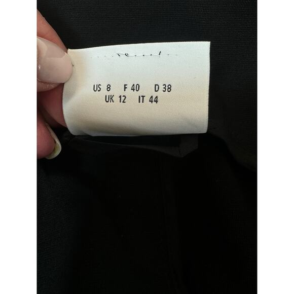 Akris Punto Peplum Jacket Womens 8 US Slim Fit 2 Way Zip Front Blazer Career - Picture 14 of 16